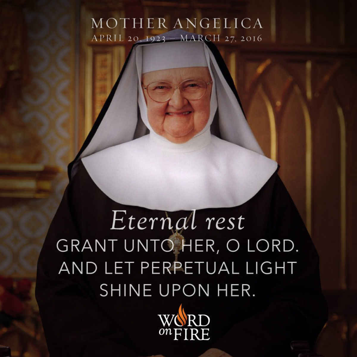 The Spiritual Legacy Of Mother Angelica Angelus News Multimedia