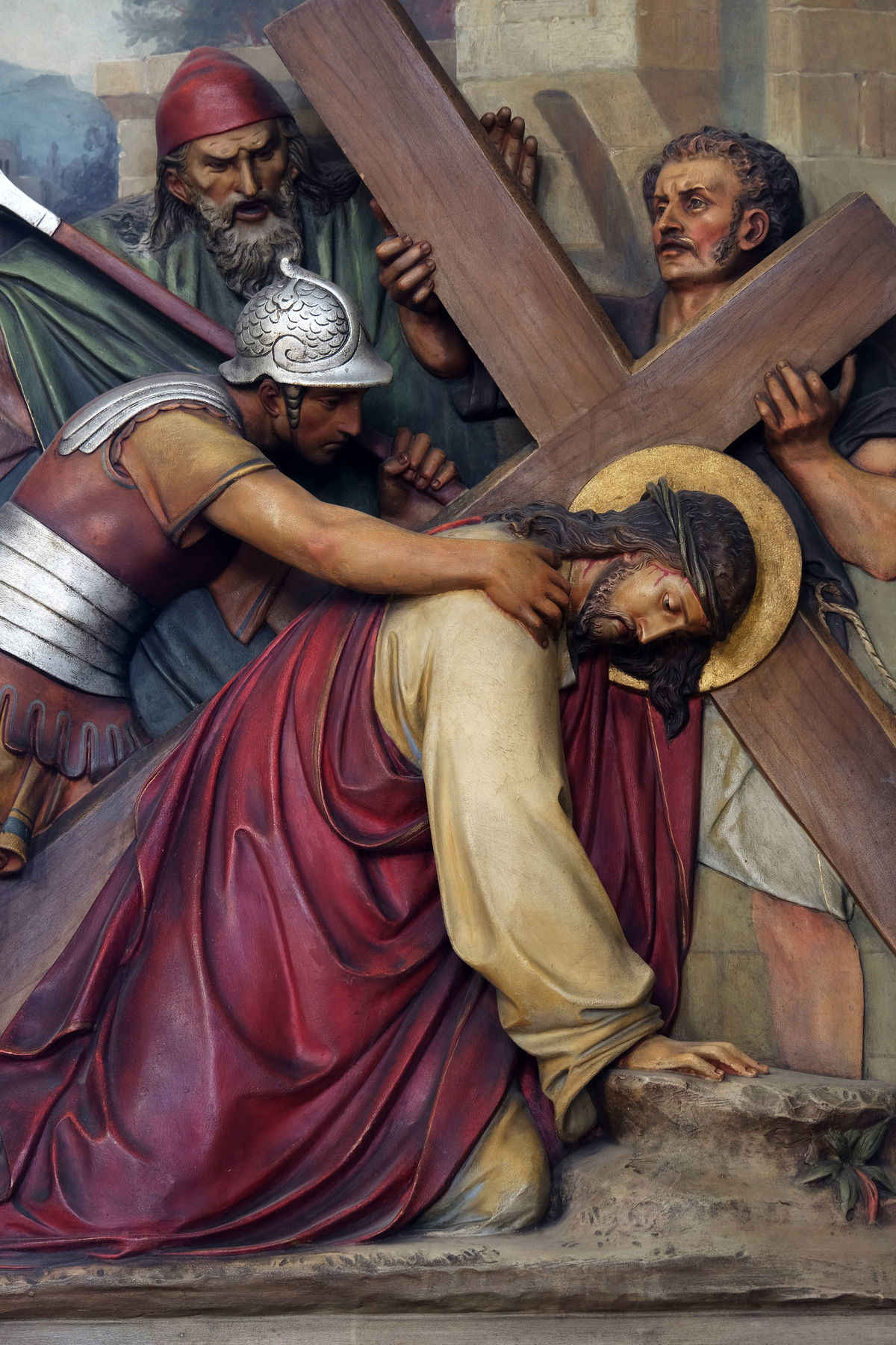 Following Peter Adams' stations of the cross at USC Caruso Catholic ...