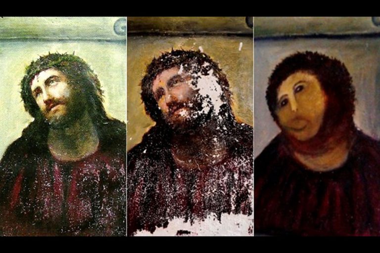 Memory Of Botched Jesus Painting Preserved In Comedic Opera Memory Of Botched Jesus Painting Preserved In Comedic Opera