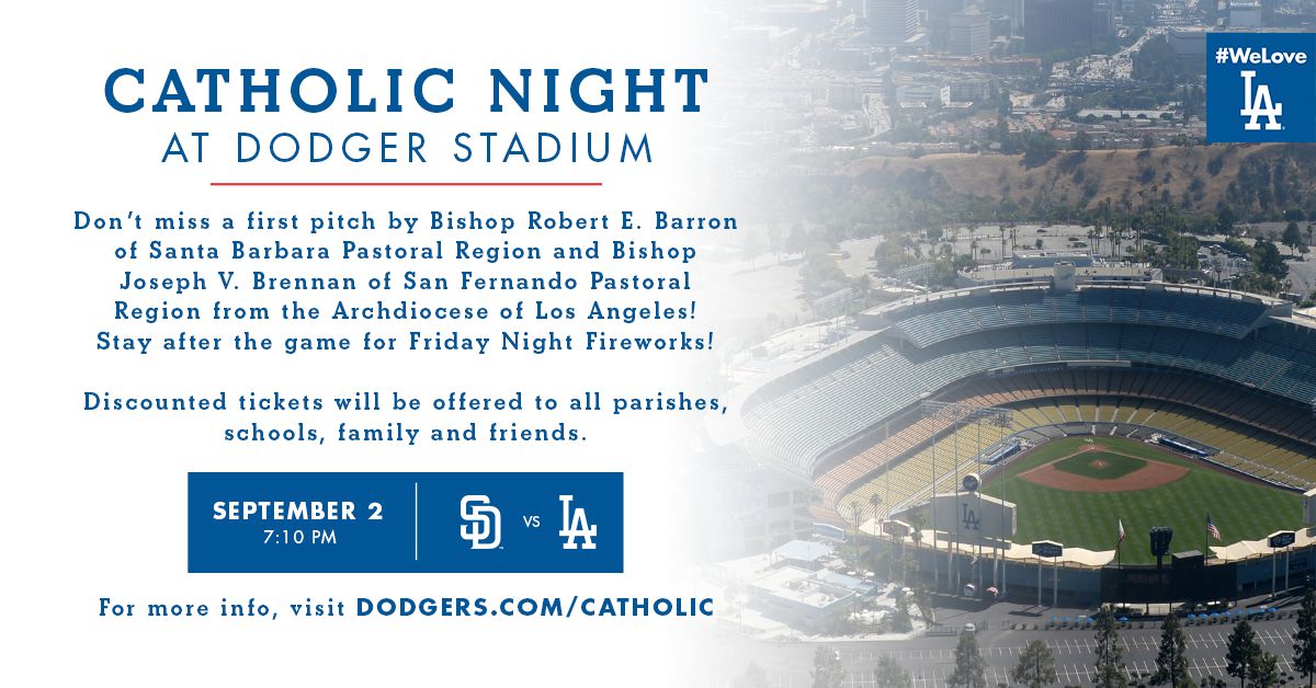 Dodger Stadium to host Catholic Night