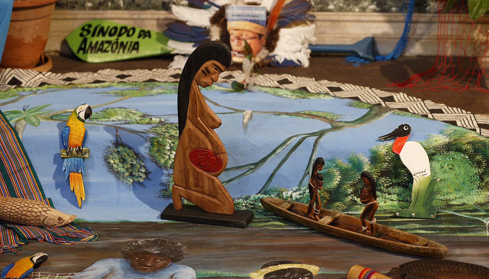 Amazon synod's controversial carved figures thrown into Tiber River