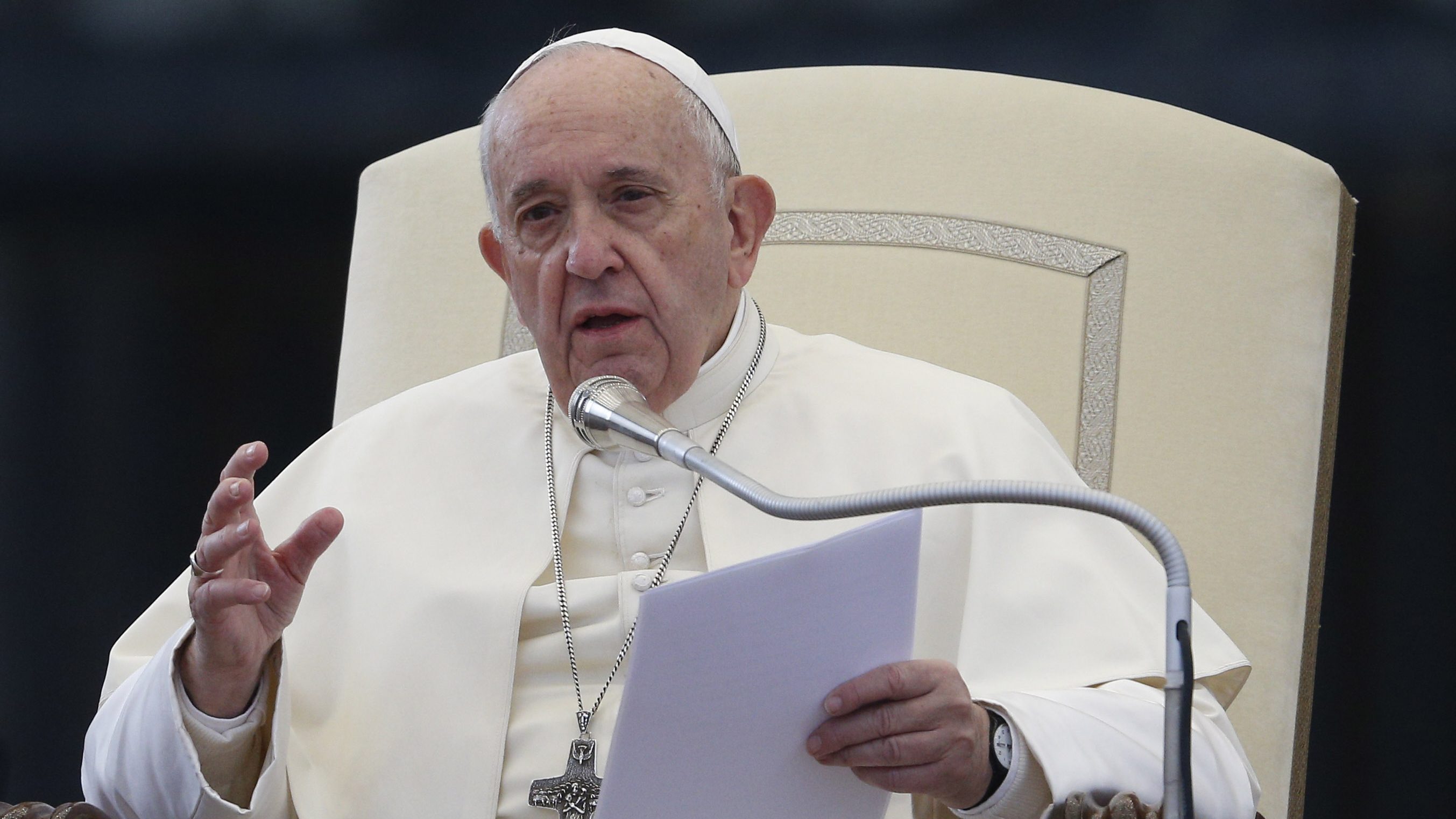 Pope Francis Denounces Rise In Anti-Semitism