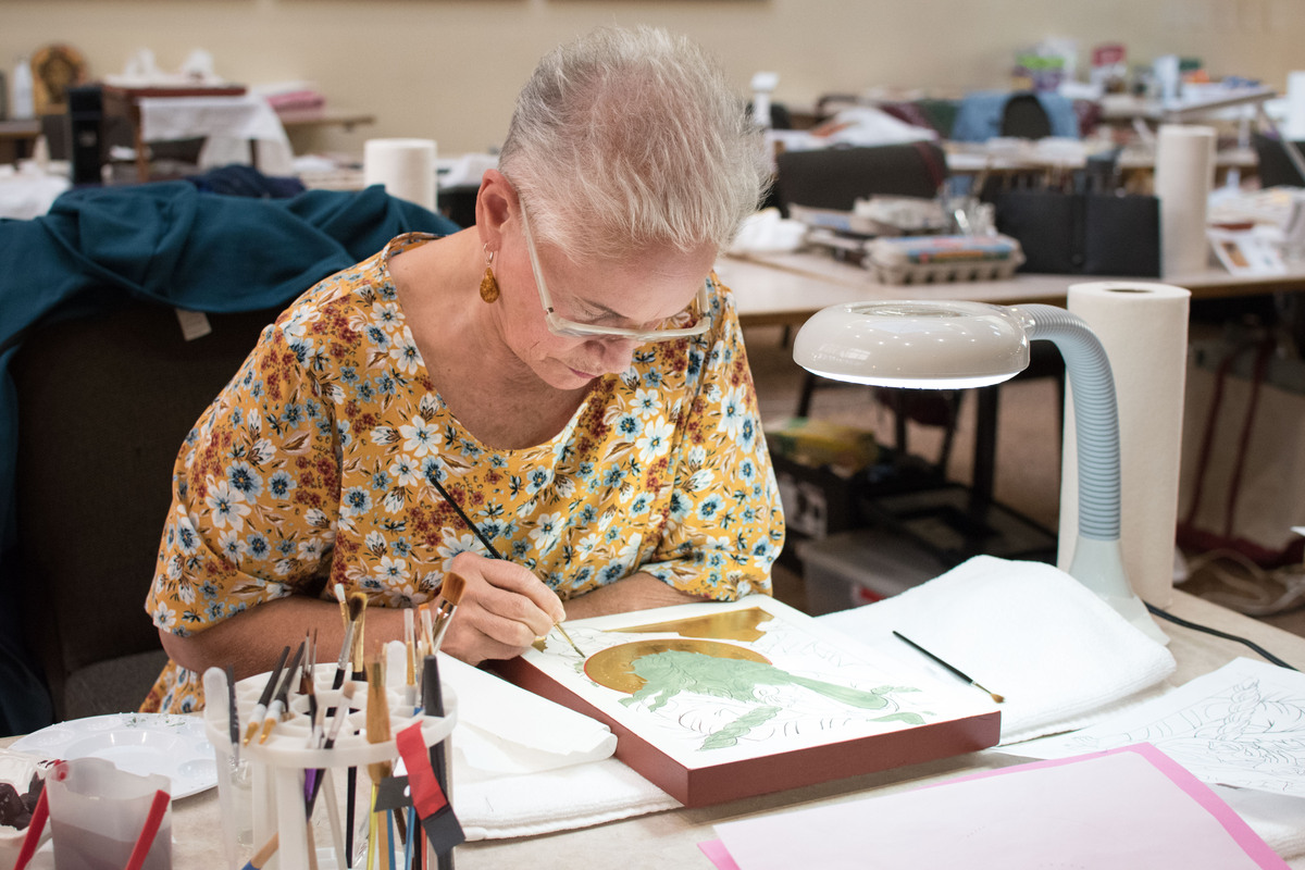 In icon painting classes, an ancient art still attracts new believers