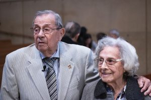 Madeline and Carlos Rodriguez, both 99 years old, will celebrate their 72nd anniversary on July 31, 2020. (Victor Alemán)