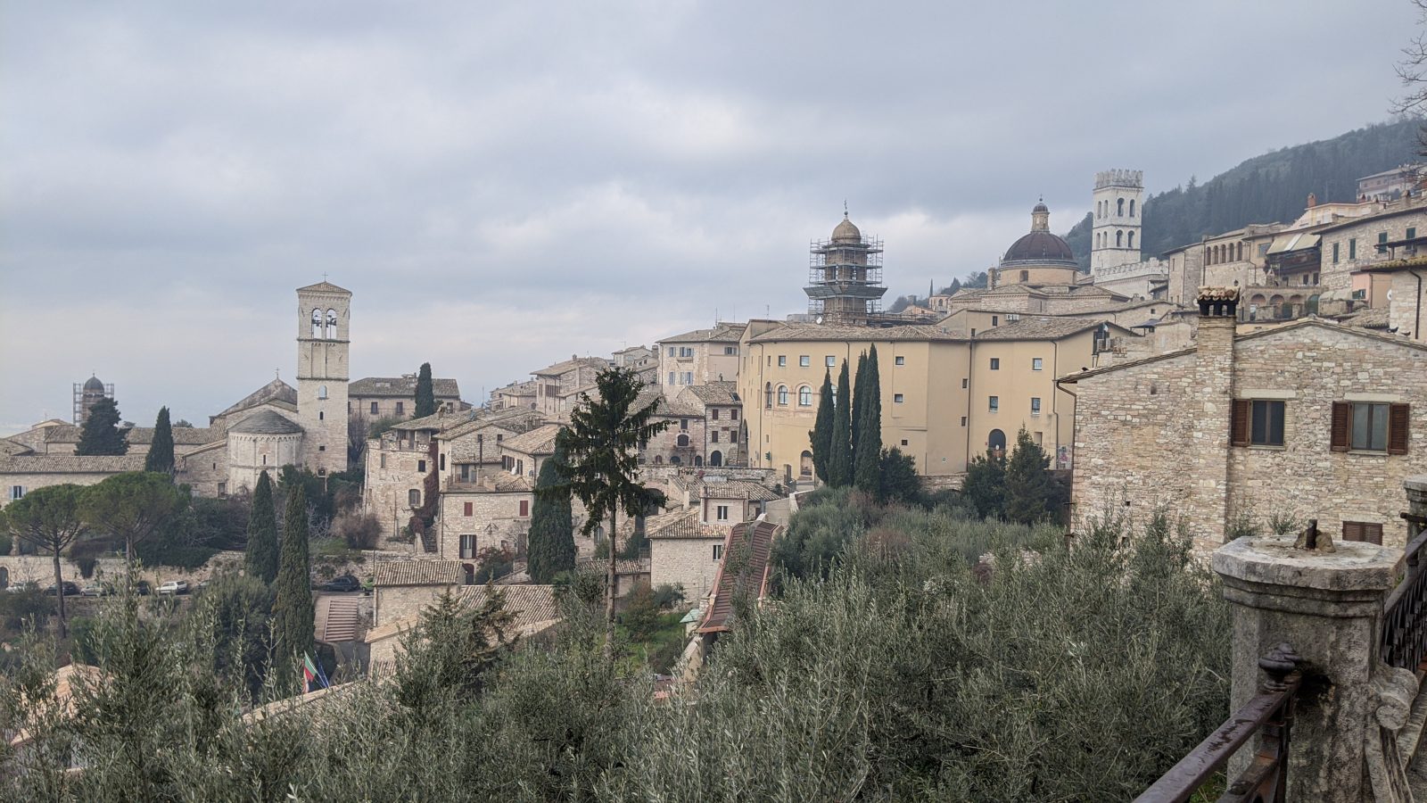 Locked down in Assisi