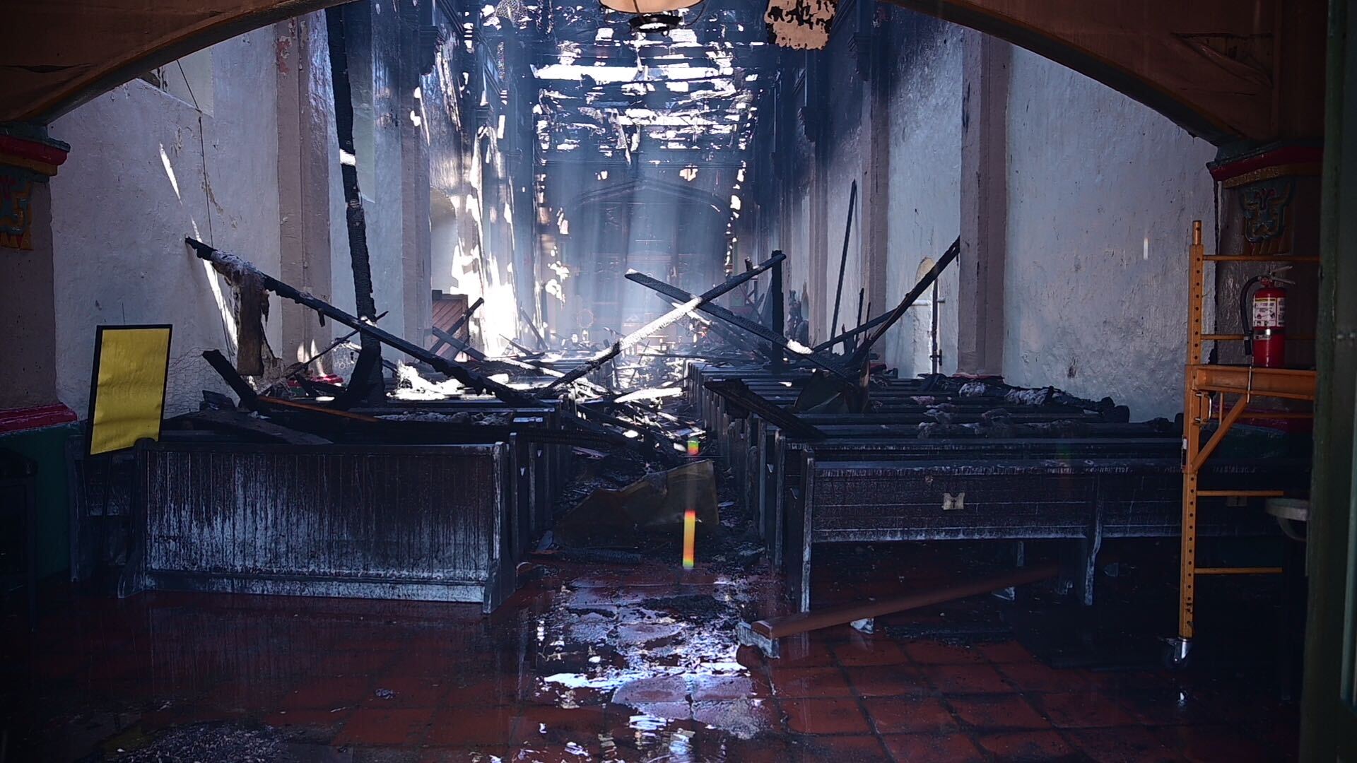 San Gabriel Mission heavily damaged in overnight fire