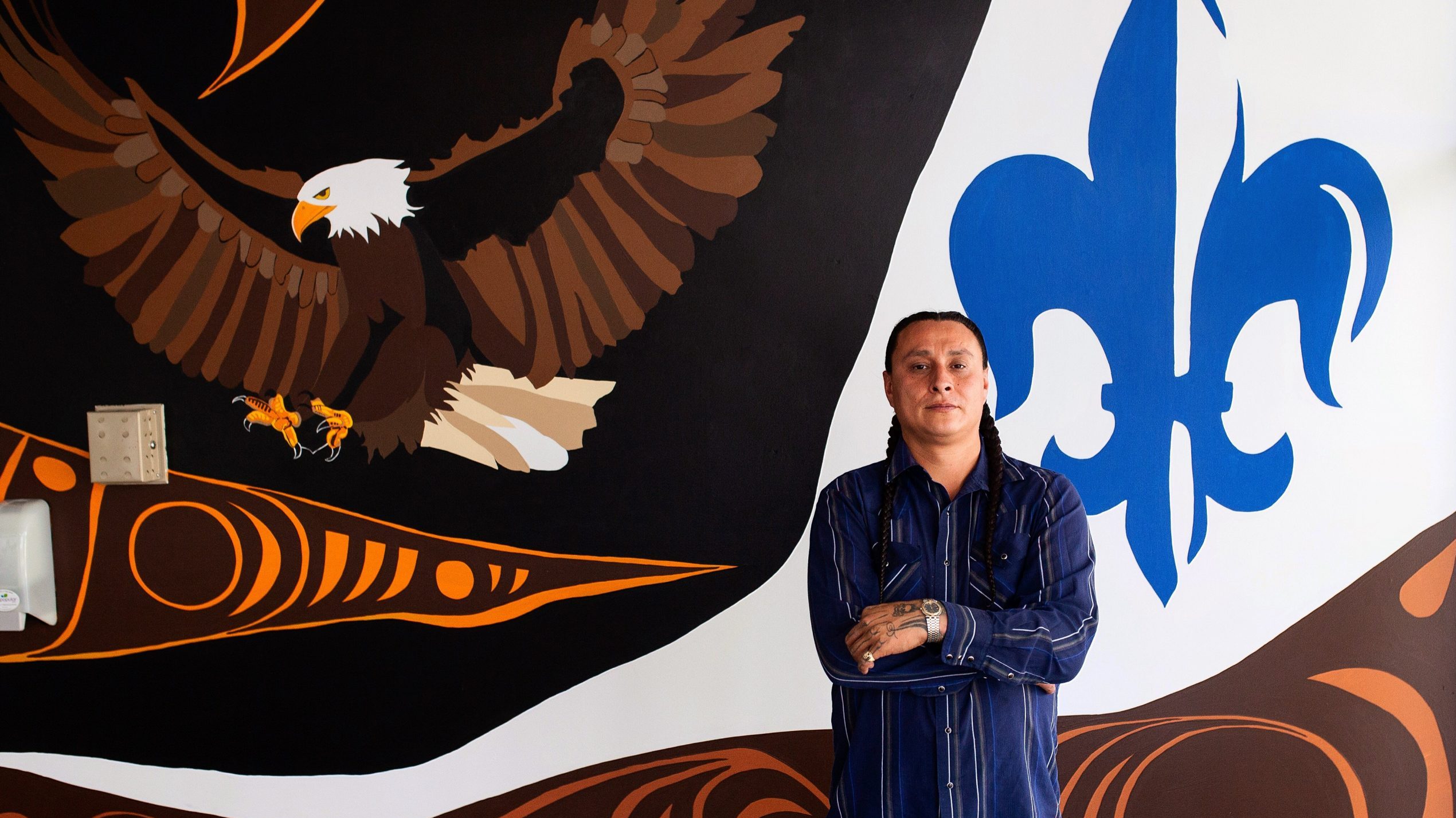 Indigenous artist finds healing with murals at Alberta Catholic schools