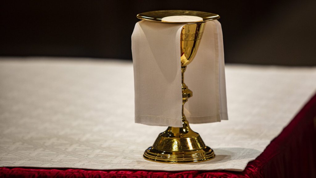 Catholic bishops approve Communion document draft aimed at possible rebuke of Biden