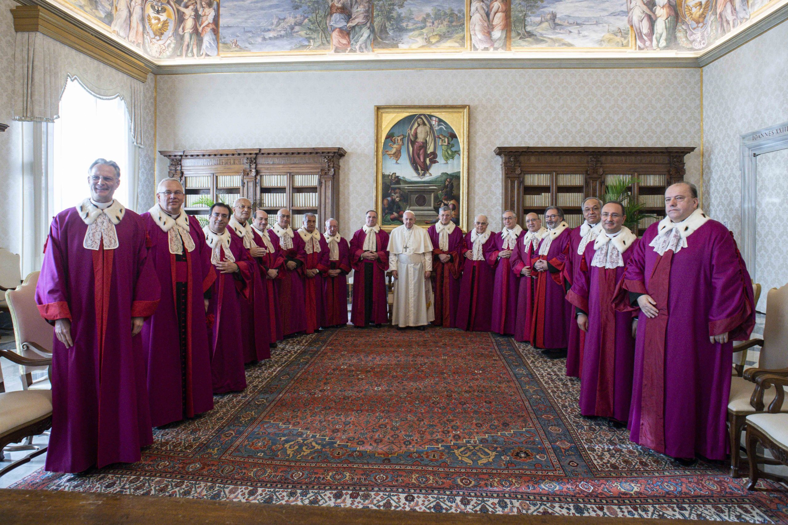 Pope Francis urges Roman Rota to work with ‘synodal spirit’