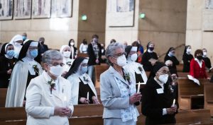 Sisters from several of the 120 communities of women religious in the Archdiocese of Los Angeles were honored at the Annual Religious Jubilarians Mass on Sunday, Jan. 31. (Victor Alemán)