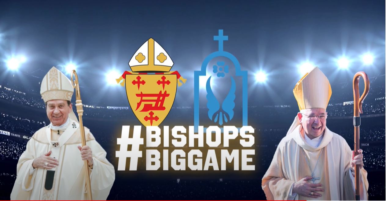 Archbishops' friendly Super Bowl wager raises $22,000 for Catholic