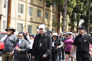 As part of the ongoing celebrations for the “Forward in Mission” Jubilee Year commemorating 250 years of Catholic faith in the Archdiocese of Los Angeles, hundreds of faithful joined Archbishop José H. Gomez for a historic spiritual pilgrimage, “Camino: A Walk with Jesus,” on Saturday, April 2. (Victor Alemán)