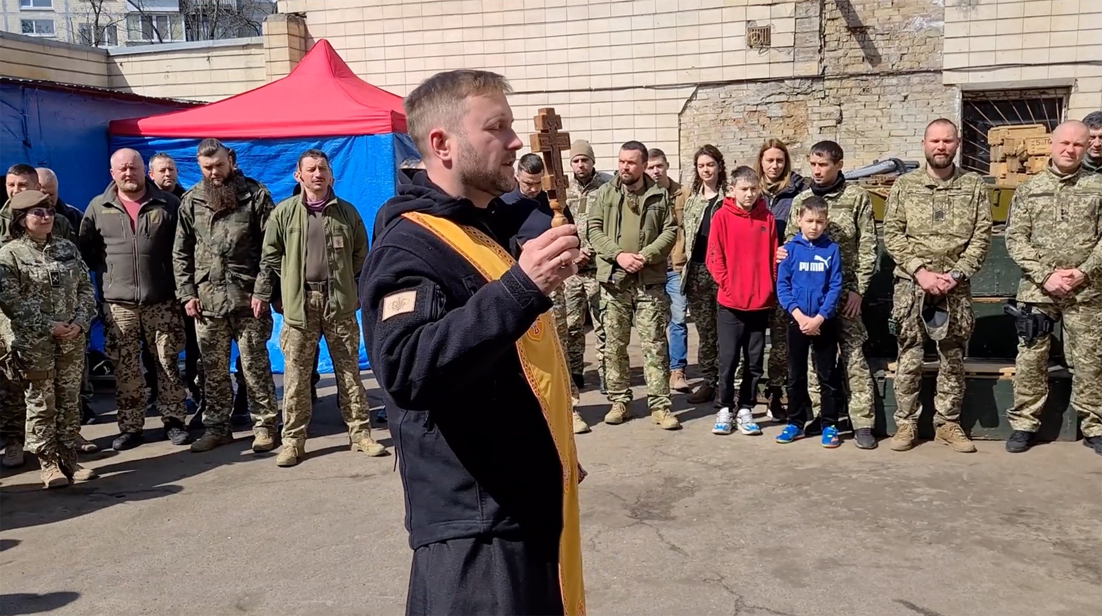 The spiritual and the human: Chaplains help Ukrainian soldiers with both