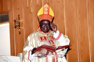 Archbishop Odama at the Ugandan Martyrs celebration in LA