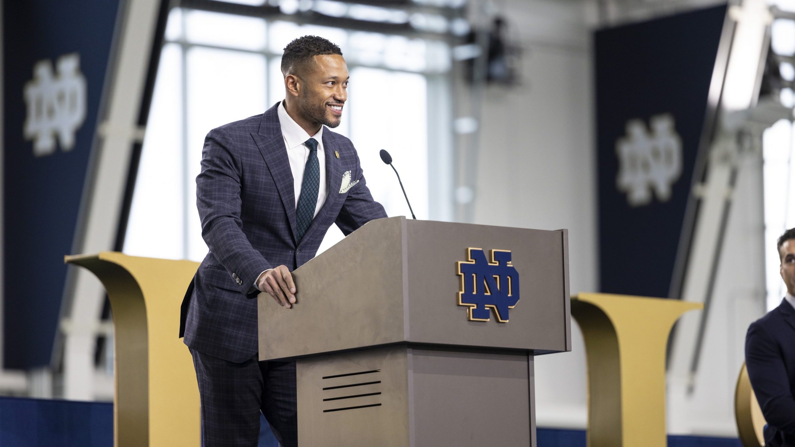 Notre Dame Head Football Coach Marcus Freeman Joins The Catholic Church   Marcusfreeman3 Scaled E1663262282421 