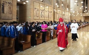 Archbishop Gomez celebrated this year's MCA Mass. (Victor Alemán)  