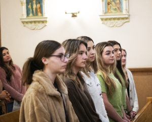 The bilingual Mass in English and Croatian at St. Anthony Croatian Church on April 16 was also part of Mladifest, which hosted Croatian Catholic youth from all over North America. (Victor Alemán)