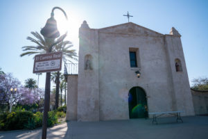 The Mission San Gabriel Arcángel reopens to the public on July 1, 2023. (John Rueda/ADLA)