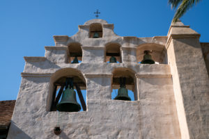 The Mission San Gabriel Arcángel reopens to the public on July 1, 2023. (John Rueda/ADLA)