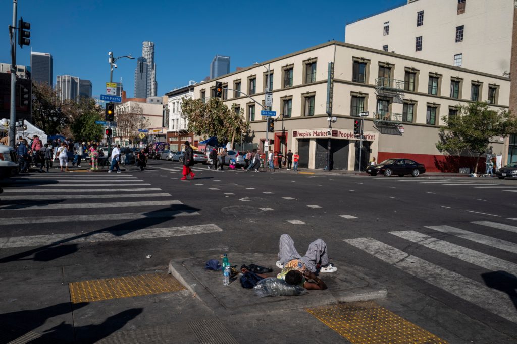 Robert Brennan A Sign From Above On Skid Row