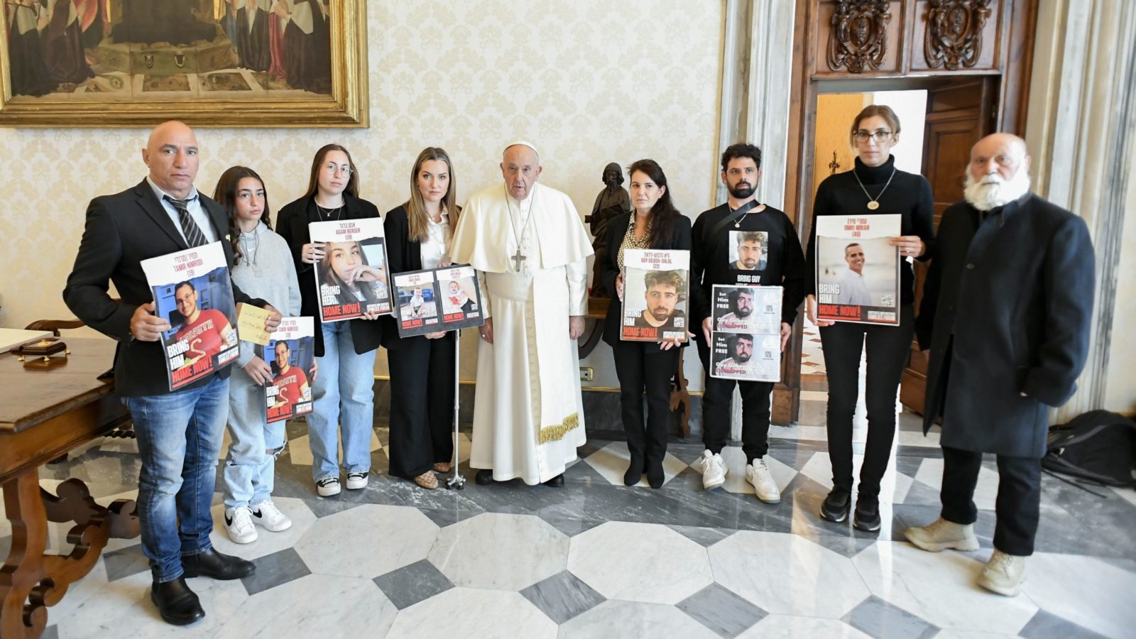 Pope Gave ‘morale Boost’ To Families Of Hostages, Israeli Envoy Says