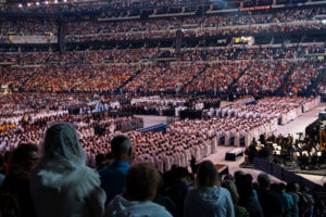 The closing Mass of the National Eucharistic Congress on July 21. (Archdiocese of Los Angeles)