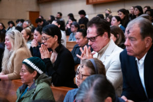 Thousands attended the Ash Wednesday Mass at the Cathedral of Our Lady of the Angels on March 5, the first day of Lent. (Victor Alemán)