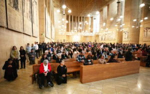 Thousands attended the Ash Wednesday Mass at the Cathedral of Our Lady of the Angels on March 5, the first day of Lent. (Victor Alemán)