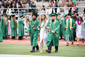 Graduates process in to kick off St. Joseph High School in Santa Maria's commencement ceremony on June 5. (St. Joseph High School)