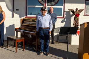 Aurelio Anaya, 82, the father of Vice Principal Melinda Anaya, was a Vietnam War veteran honored during a Veterans Day event at Holy Angels School in Arcadia on Nov. 10. (Lawrence Lane)