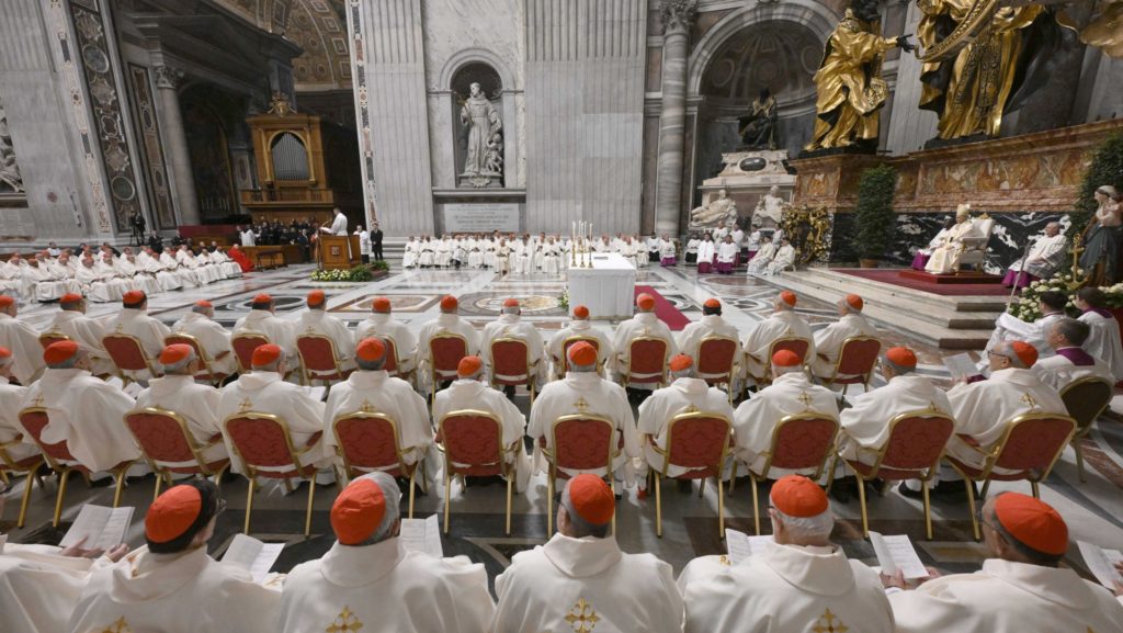 Pope Leo to cardinals: Topics of liturgy, church governance to be discussed in the future