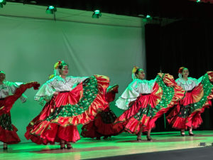 Students at St. Anthony of Padua School in Gardena perform a folklorico dance during Catholic Schools Week. (St. Anthony of Padua School)