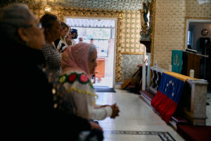 Parishioners attend a special Mass at Nuestra Señora de Guadalupe Church in East LA on Sunday, June 28, to pray for victims of the Venezuela earthquakes. (John Geronilla)