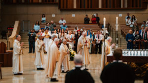 Archbishop José  H. Gomez presides over the 