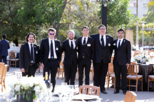 Seminarians pose during the 2026 St. John's Seminary Gala at the Cathedral of Our Lady of the Angels on Sept. 19. (Belle N’ Beau Photography)